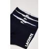imageLacoste Mens Cotton Stretch Big Croc Print Boxer Briefs 3PackNavy Blue New