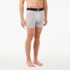 imageLacoste Mens Cotton Stretch Big Croc Print Boxer Briefs 3PackNavy BlueWhiteDove Grey