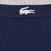 imageLacoste Mens Cotton Stretch Big Croc Print Boxer Briefs 3PackNavy BlueWhiteDove Grey