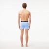 imageLacoste Mens Cotton Stretch Essentials Boxer Briefs 3PackAquaTranquil BlueDove Grey