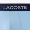 imageLacoste Mens Cotton Stretch Essentials Boxer Briefs 3PackAquaTranquil BlueDove Grey