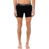 imageLacoste Mens Cotton Stretch Essentials Boxer Briefs 3PackBlack With BiscuitBaguetteBeige Waistbands