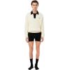 imageLacoste Mens Cotton Stretch Essentials Boxer Briefs 3PackBlack With BiscuitBaguetteBeige Waistbands