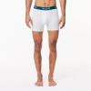 imageLacoste Mens Cotton Stretch Essentials Boxer Briefs 3PackBlackWhiteDove Grey New