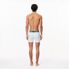 imageLacoste Mens Cotton Stretch Essentials Boxer Briefs 3PackBlackWhiteDove Grey New