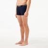imageLacoste Mens Cotton Stretch Essentials Boxer Briefs 3PackNavy BlueGreenRedNavy