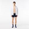 imageLacoste Mens Cotton Stretch Essentials Boxer Briefs 3PackNavy BlueGreenRedNavy Blue