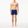 imageLacoste Mens Cotton Stretch Essentials Boxer Briefs 3PackNavy BlueRedDeep Ocean