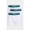 imageLacoste Mens Cotton Stretch Essentials Boxer Briefs 3PackWhite