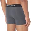 imageLacoste Mens Cotton Stretch Essentials Boxer Briefs 7PackBlackWhiteGrey