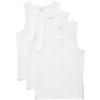 imageLacoste Mens 100 Cotton Regular Fit Crew Neck Tank Top 3PackWhite