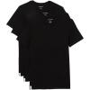 imageLacoste Mens 100 Cotton Slim Fit Crew Neck TShirt 3PackBlack