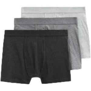imageLacoste Mens Cotton Stretch Essentials Boxer Briefs 3PackBlackDove GreyMidnight Smoke