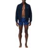 imageLacoste Mens Cotton Stretch Mini Croc Print Boxer Briefs 3PackDeep OceanDove GreyRed
