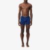 imageLacoste Mens Cotton Stretch Mini Croc Print Boxer Briefs 3PackDeep OceanDove GreyRed