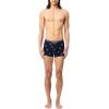 imageLacoste Mens Cotton Stretch Print Animation Boxer BriefsNavy BluePollenFirefly