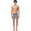 imageLacoste Mens Cotton Stretch Tricolor Waistband Boxer Briefs 3PackDeep Ocean