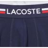 imageLacoste Mens Cotton Stretch Tricolor Waistband Boxer Briefs 3PackNavy BlueDove GreyRed
