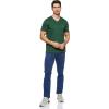 imageLacoste Mens Short Sleeve VNeck Pima Cotton Jersey TShirtGreen