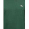 imageLacoste Mens Short Sleeve VNeck Pima Cotton Jersey TShirtGreen