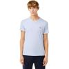 imageLacoste Mens Short Sleeve VNeck Pima Cotton Jersey TShirtPhoenix Blue