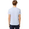 imageLacoste Mens Short Sleeve VNeck Pima Cotton Jersey TShirtPhoenix Blue