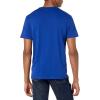 imageLacoste Mens Short Sleeve VNeck Pima Cotton Jersey TShirtPrussian Blue