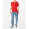 imageLacoste Mens Short Sleeve VNeck Pima Cotton Jersey TShirtRed