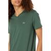 imageLacoste Mens Short Sleeve VNeck Pima Cotton Jersey TShirtSequoia