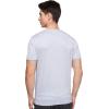 imageLacoste Mens Short Sleeve VNeck Pima Cotton Jersey TShirtSilver Heathered