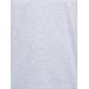imageLacoste Mens Short Sleeve VNeck Pima Cotton Jersey TShirtSilver Heathered