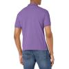 imageLacoste Mens Short Sleeved Ribbed Collar ShirtBardane Purple