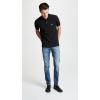 imageLacoste Mens Short Sleeved Ribbed Collar ShirtBlack