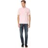 imageLacoste Mens Short Sleeved Ribbed Collar ShirtFlamingo Pink