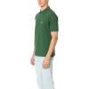 imageLacoste Mens Short Sleeved Ribbed Collar ShirtGreen