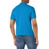 imageLacoste Mens Short Sleeved Ribbed Collar ShirtHilo Blue