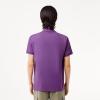 imageLacoste Mens Short Sleeved Ribbed Collar ShirtMauveglow