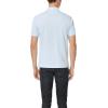 imageLacoste Mens Short Sleeved Ribbed Collar ShirtRill Light Blue