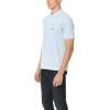 imageLacoste Mens Short Sleeved Ribbed Collar ShirtRill Light Blue