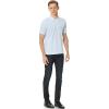 imageLacoste Mens Short Sleeved Ribbed Collar ShirtRill Light Blue