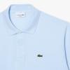 imageLacoste Mens Short Sleeved Ribbed Collar ShirtSnowcone Blue