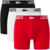 imageLacoste Mens Cotton Stretch Lacoste Croc Boxer Briefs 3PackBlackRedWhite