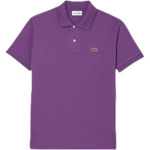 imageLacoste Mens Short Sleeved Ribbed Collar ShirtMauveglow