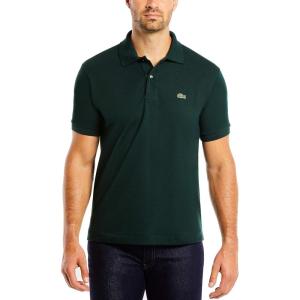imageLacoste Mens Short Sleeved Ribbed Collar ShirtSinople