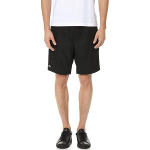 imageLacoste Mens Sport Tennis Solid Diamond Weave ShortsBlack
