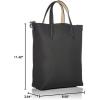 imageLacoste Anna Reversible Coated Canvas Tote Bag and Detachable PouchBlackWarm Sand