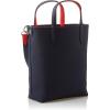 imageLacoste Anna Reversible Coated Canvas Tote Bag and Detachable PouchForest GreenNavy BlueAconitWhite