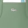 imageLacoste Anna Reversible Coated Canvas Tote Bag and Detachable PouchMintSage Green