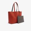 imageLacoste Anna Reversible Tote BagAmber Orange Eco Iron Gate