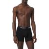 imageLacoste Mens Cotton Stretch Essentials Boxer Briefs 5PackBlack With Black Waistbands